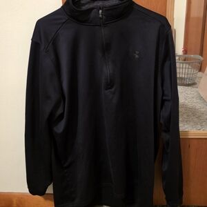 Under Armour Men's Black Pullover Quarter Zipper. NWOT